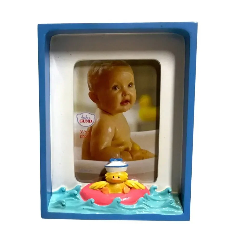 NWOT Little Quack-ups Shadowbox Frame Baby Gund Bath Time